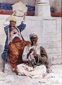 Arab or Arabic people and life. Orientalism oil paintings  276, unknow artist